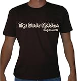 The Big Lebowski "The Dude Abides" Mens Movie Line T Shirt