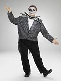Plus Size Theatre Costumes Jack Skellington The Nightmare Before Christmas Tim Burton Halloween