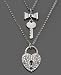 Betsey Johnson Key and Heart Necklace
