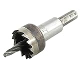 uxcell ホールソー　引き出し部品 手すり ネジ付き 高速度 金属鋼製 穴 W ドリル ビット 21mm 径