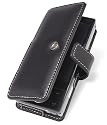 PDAIR レザーケース for HYBRID W-ZERO3(WS027SH) 横開きタイプ PALCWS027SHB/BL