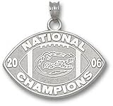 Florida Gators 2006 BCS National Champions 5/8 Sterling Silver Pendant