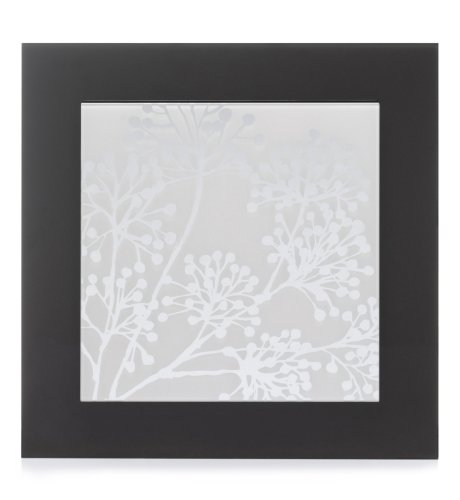 Floral Buds Glass Panel Wall Art