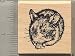 Small Detailed Realistic Dwarf Hamster Rubber Stamp - Wood Mounted