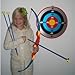 Toy Bow and Arrow Archery Set with Target and 3 Suction Cup Arrows