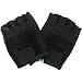 NWT- BLACK FINGERLESS LEATHER BIKER CHOPPER GLOVES * Extra Extra Large