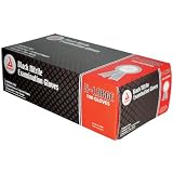 Dynarex Black Nitrile Exam Gloves, Box/100