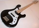 Dean Hillsboro Jazz Electric Bass, Transparent Black