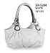 Women Handbag Purse Fashion New Design Faux Leather Hobo Tote Bag White