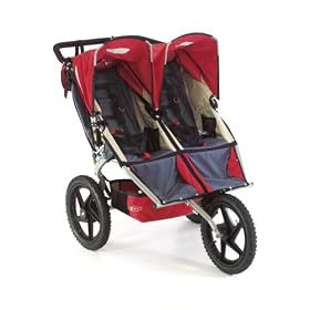 BOB Sport Utility Stroller Duallie in Red