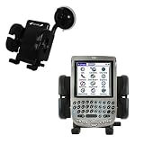 Gomadic for the PalmOne palm Treo 90 - PalmOne Treo 90 Flexible Car Windshield Holder - Gomadic Brand