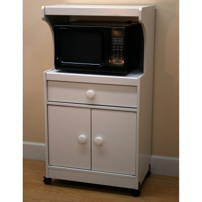 Microwave Cart with Microwave Insert White - 39303