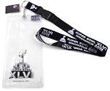 NFL 2012 Super Bowl XLVI in Indianapolis Lanyard with Ticket Holder and 