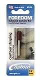 Foredom Typhoon Bur Coarse 1/8In Shank Cylinder Red