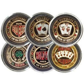 Childrens Toyshop  Sporting Goods : Hand Painted Poker Card Guard Protector - Choose from 6 Designs