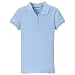 Apparel : Girls' Cherokee® Uniform Short-Sleeve Polo - Light Blue