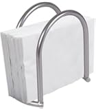 Home Basics Napkin Holder, Satin Nickel Simplicity Collection