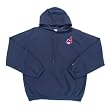 Cleveland Indians MLB "Goalie" Pullover Hooded Sweatshirt (Navy)