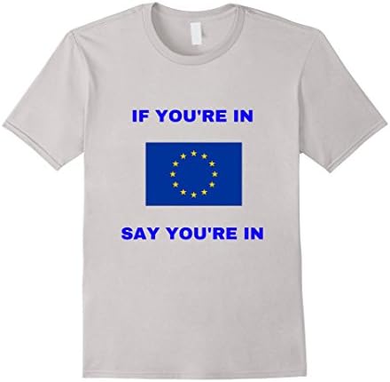 Men's If You're In, Say You're in XL Silver