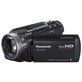 Panasonic HS900 Full HD 1920x1080p (50p) 3D Ready Camcorder - Black (3MOS Sensor, 220GB HDD, SD Card Recording, Leica Dicomar Lens and Manual Control Ring)