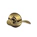 SCHLAGE F170ACC609RH ACC 609 F170 Rh Accent Decorative Dummy Door Lever, 2.72 In Projection X 4-1/8 In L, Antique Brass