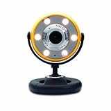 Quick 1.3MP WebCam with Night Vision (Yellow)