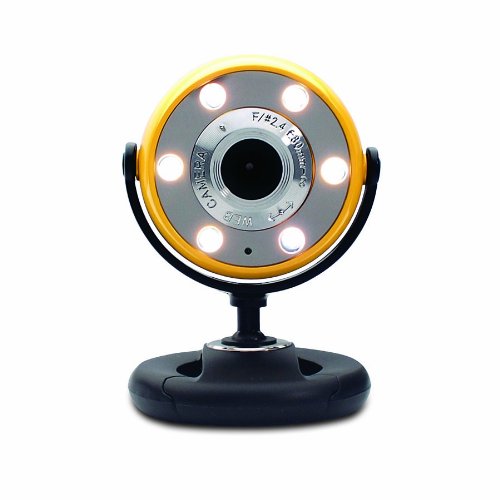 Quick 1.3MP WebCam with Night Vision (Yellow)