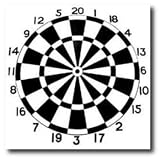 Archery Darts Target Face - 80cm