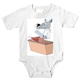 Onesie with butcher, chopping, wolf, chef, meat