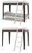 Oeuf PerchBunk Bed in Walnut