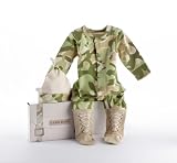 Baby Aspen Big Dreamzzz Baby Camo Two-Piece Layette Set in Backpack Gift Box Collection