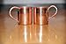 Set of Two 14 Ounce Alchemade 100% Pure Hammered Copper Mugs To Use For Moscow Mules, And All Other Cocktails - Handmade, Tarnish Resistant Copper Mug