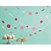 Martha Stewart Crafts Hanging Dots, Pink Glittered