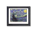 Vincent Van Gogh Starry Night Wall Decor Picture Framed Art Print