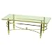 Dollhouse Miniature Brass Coffee Table