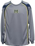 Men`s Michigan Wolverines Circuit Grey L/S Tshirt
