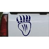 6in X 4.1in Navy -- Tribal Indian Bear Claw Western Car Window Wall Laptop Decal... by Rad Dezigns