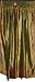 Door Treatment-silk Sari Curtains-2 Brown Red Panels Window Treatment India Decor