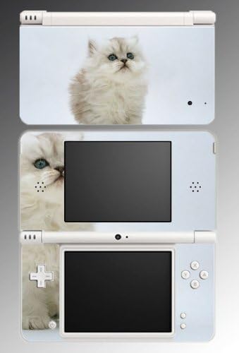 Cat Persian Kitty Kitten Girls Gift Kids Video Game Vinyl Decal Cover Skin Protector for Nintendo DSi XL