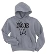Jacob Claw Grey Hooded Sweatshirt