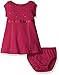 Nautica Knit Dress with Sequin Neckline and Grosgrain Trims