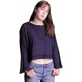 Label Whore - Crop Kurta - Navy
