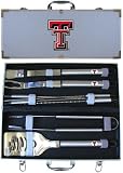 NCAA Texas Tech Red Raiders 8pc. BBQ Set w/Case