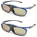 2 Stück Vierte Generation 2013 - Perfekte DLP Link 3D Brille 