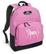 Pink Horse Backpack Pink Horses for Travel, Daypack CUTE School Bags Best Unique Cute Gifts for Girls, Students Ladies -