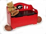 Georgia Bulldogs Decorative Storage Bench NCAA College Athletics Fan Shop Sports Team Merchandise