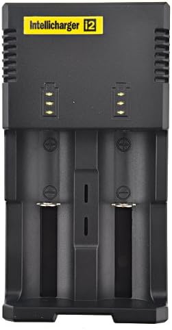 Foxnovo NiteCore Intellicharger i2 Micro-processor Controlled Universal Smart Battery Charger (Black)