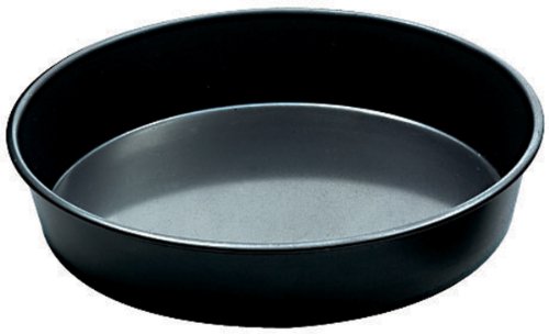 paderno world cuisine 7 1/8 inch by 1 3/8 inch blue steel cake pan
