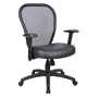 Boss Norstar B6808 Mesh Back Leather Plus Ergonomic Office Desk Chair