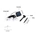 Ucharge Christmas Solar Led Lights 16ft 20 LED Waterproof Fairy Lighting for Christmas Trees, Garden, Patio, Wedding, Party and Holiday Decorations, Multi Color